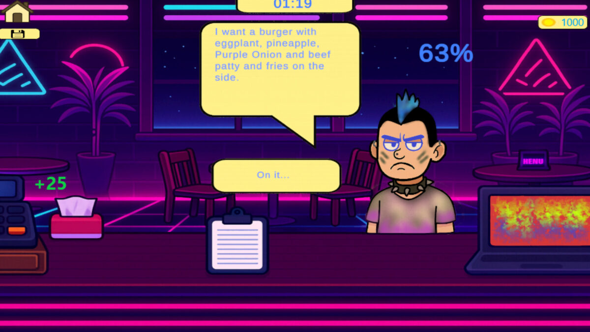 THE TASTE OF COMPETITION 遊戲內選單與統計