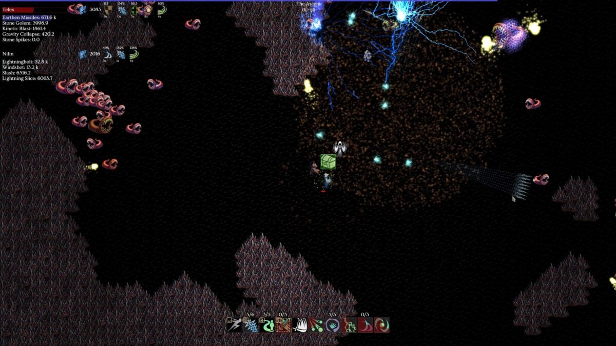 充滿黑暗奇幻風格的地圖