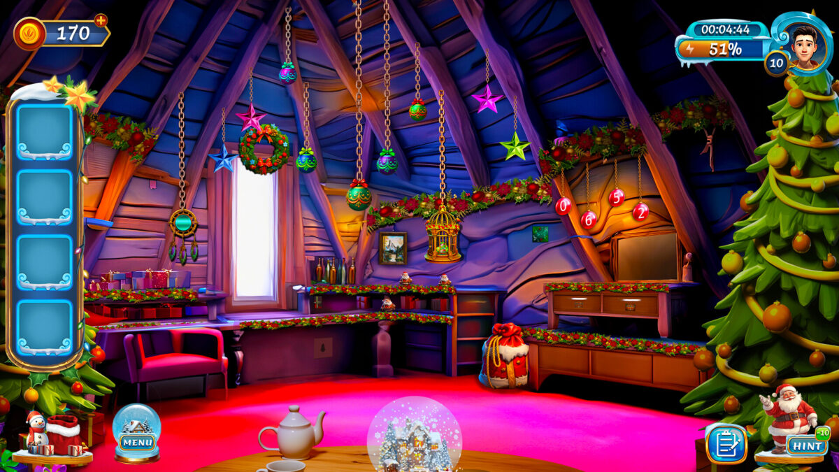 遊戲場景截圖：多樣化的謎題類型