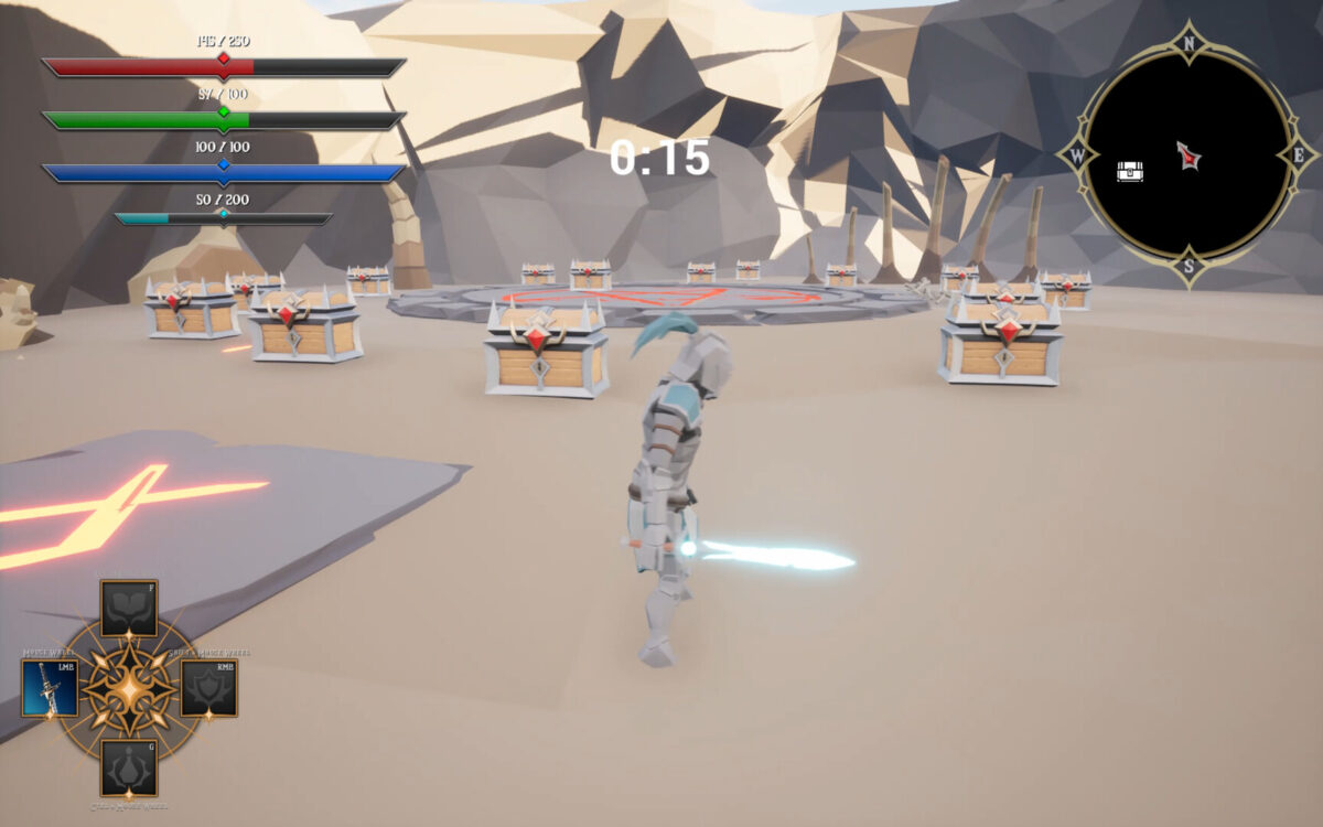 遊戲實機截圖，近距離戰鬥特寫