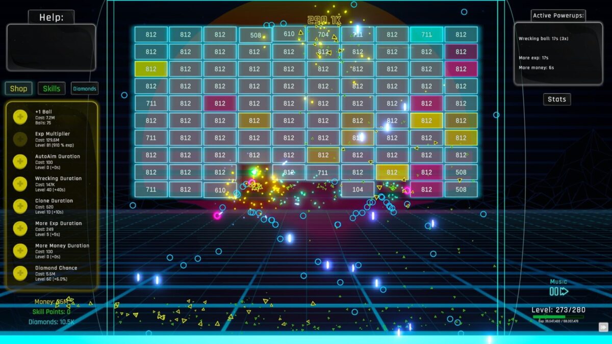 展示方塊隨著等級提升血量的機制