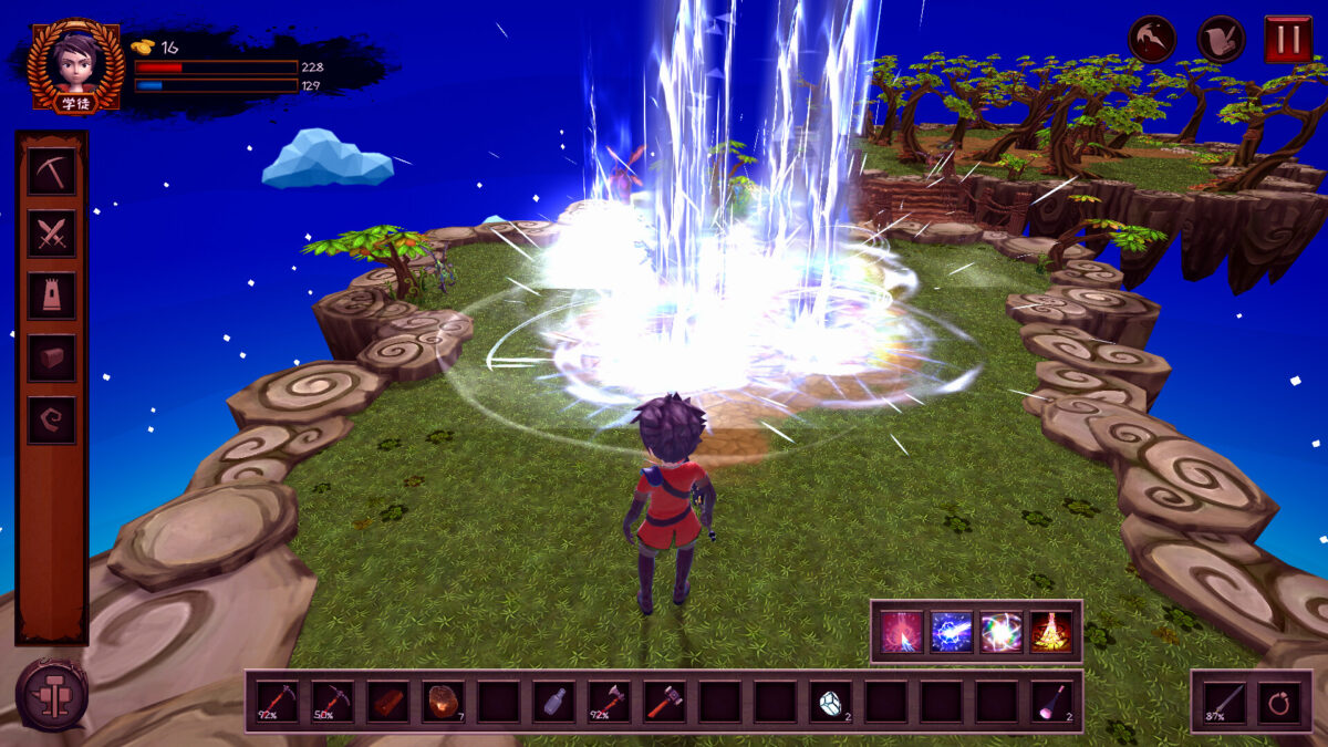 豐富的道具與煉丹素材展示