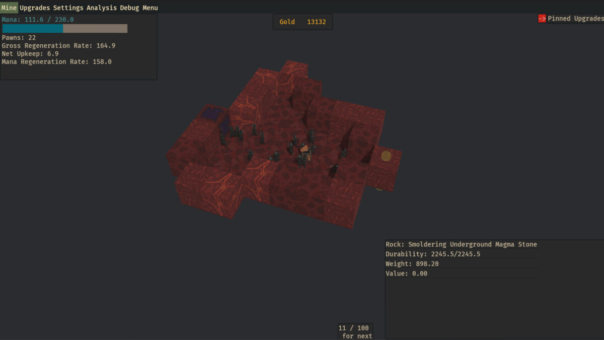 遊戲升級介面與資源管理畫面