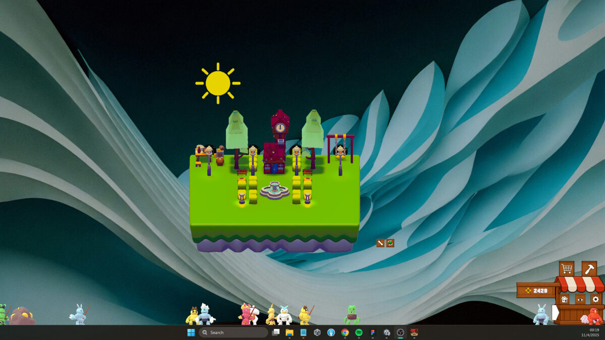 Growmon Island 遊戲截圖 - 培育介面