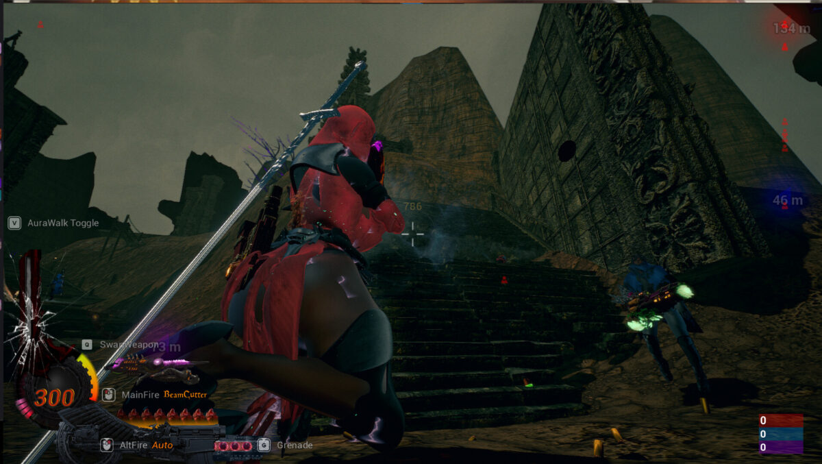 科幻風格的地圖場景