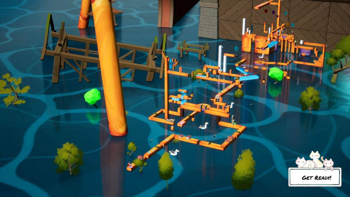 Small Cat Goes Fast 第一關場景