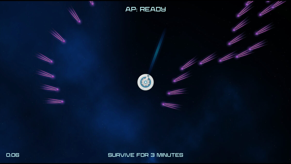 Blue Blaze 實際遊戲截圖：戰鬥場景一