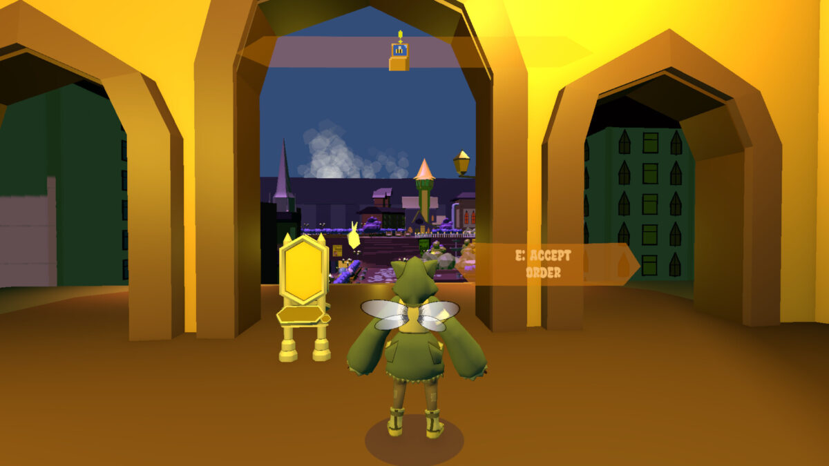 Running Beehind 遊戲對話與環境