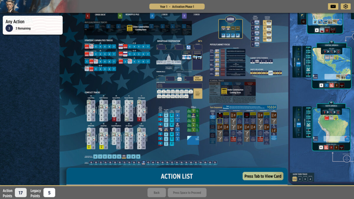 政策與法案執行進度介面