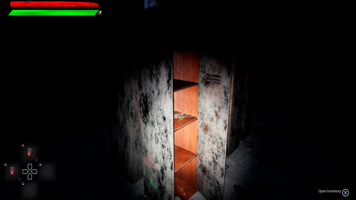 室內環境充滿了陰森的氛圍