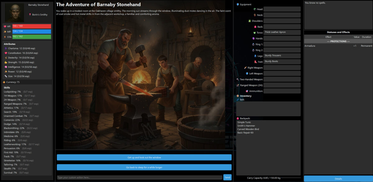 RolemIAster 豐富的環境敘事與多媒體展示