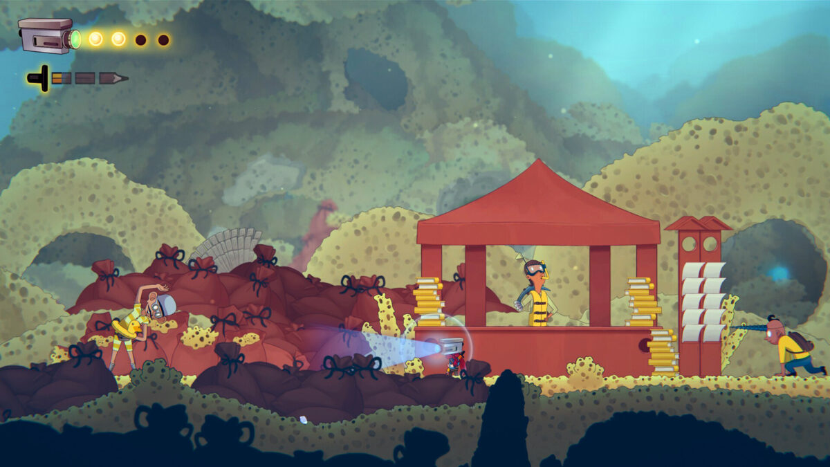 神祕的光源指引著前方的路