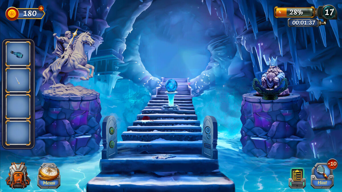 遊戲場景截圖：充滿神秘感的魔法場景