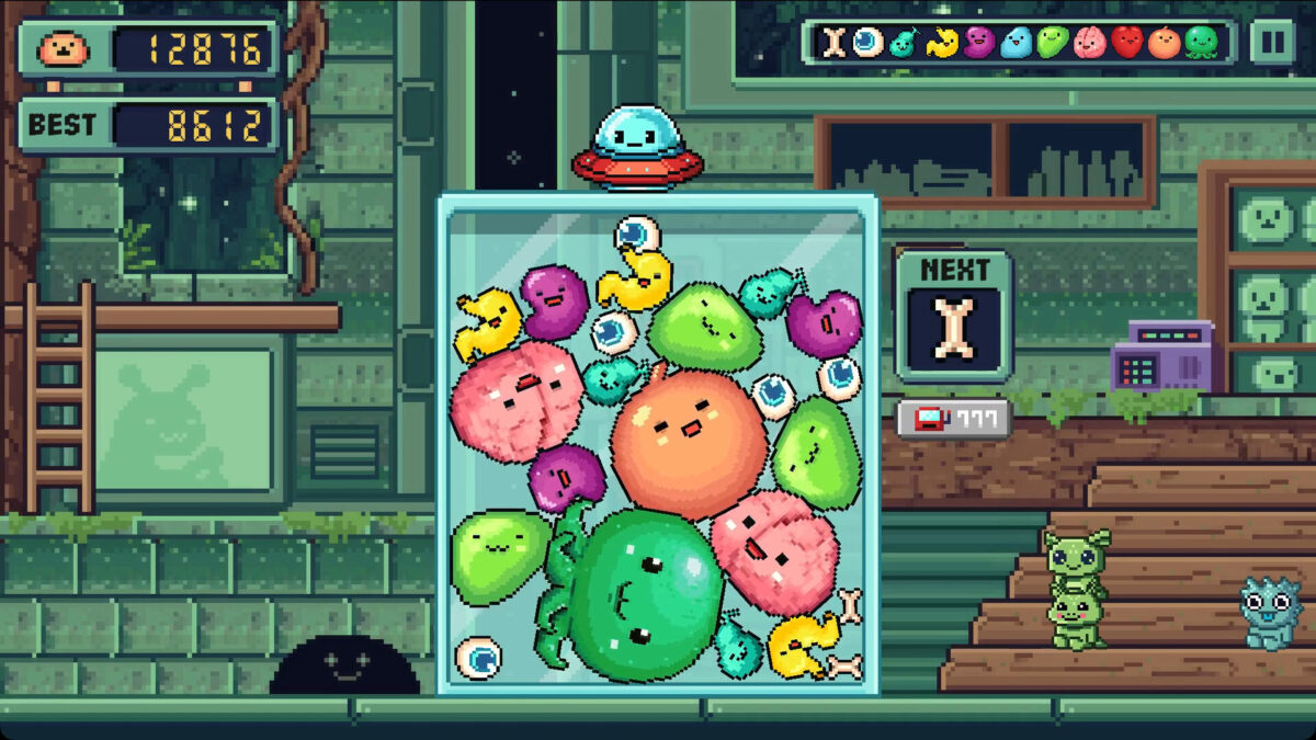 可愛的像素風格畫面