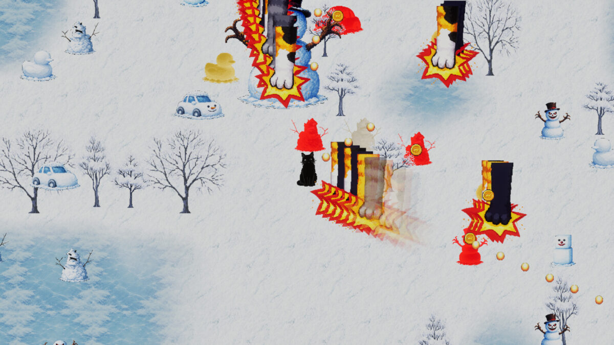 Witch and Rich 遊戲實機畫面 - 密集的敵群