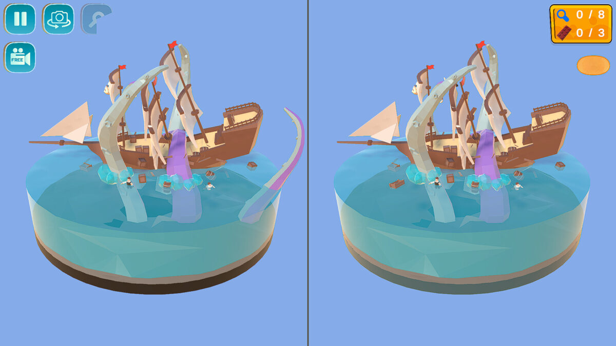 Find the Differences 3D 廣受玩家好評的 3D 體驗