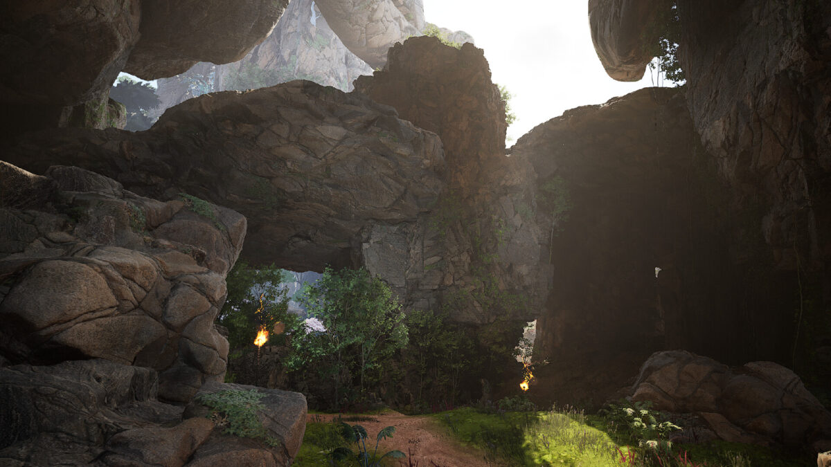 哈倫哈大陸的神秘遺跡一角