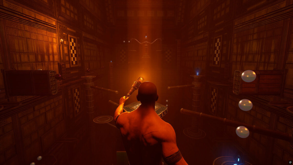 充滿神祕氣息的埃及迷宮場景