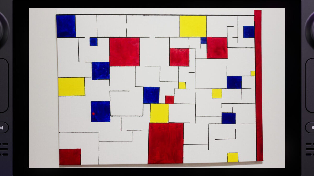 繽紛色彩與幾何構造組成的迷宮