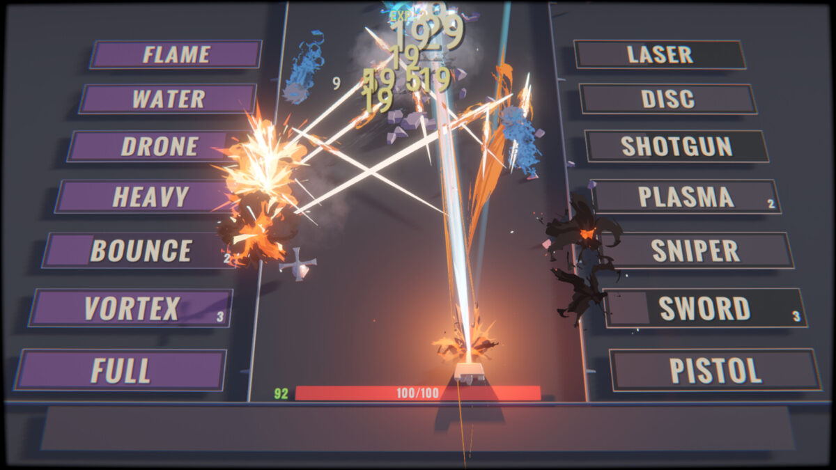 激烈的戰鬥畫面