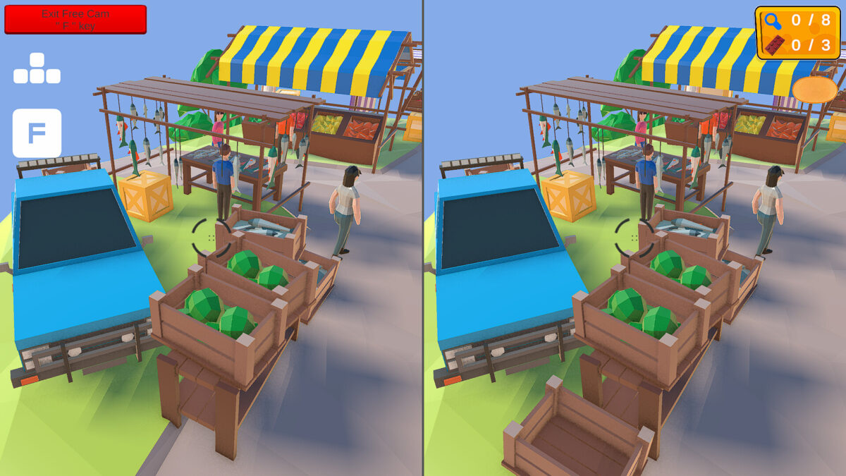 Find the Differences 3D 精緻的室內建模