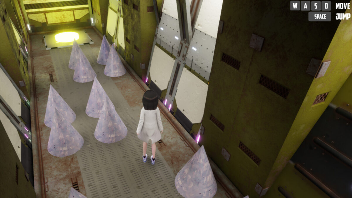 具備 90 年代風格的 3D 建模場景