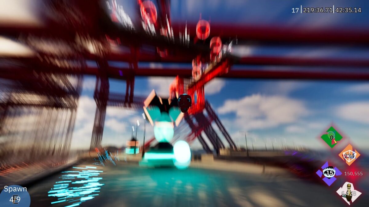 Balls Up 遊戲實機截圖 - 太空環境