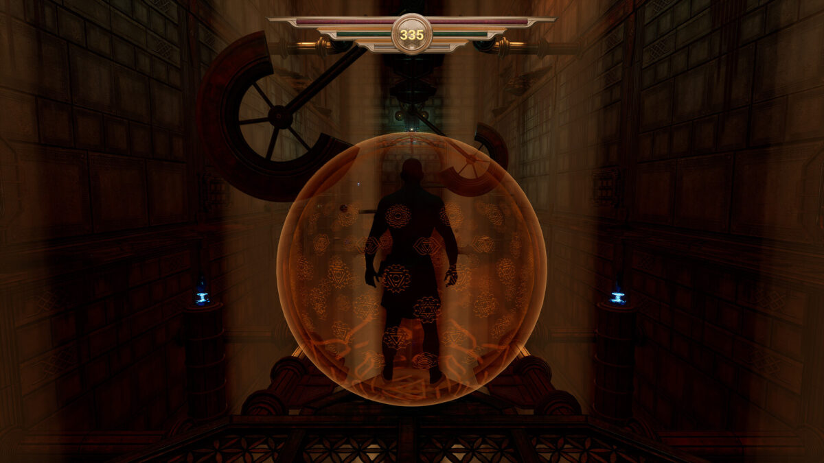 壯麗的埃及神像背景關卡