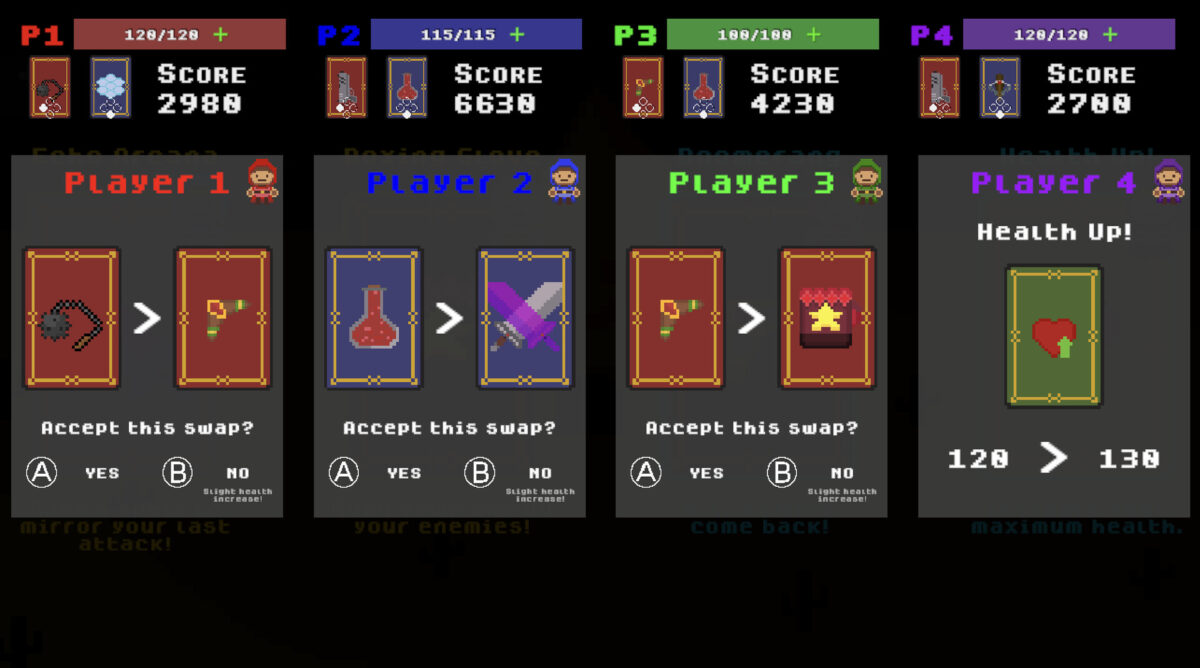 Double Cross Dungeon 敵人與技能特效