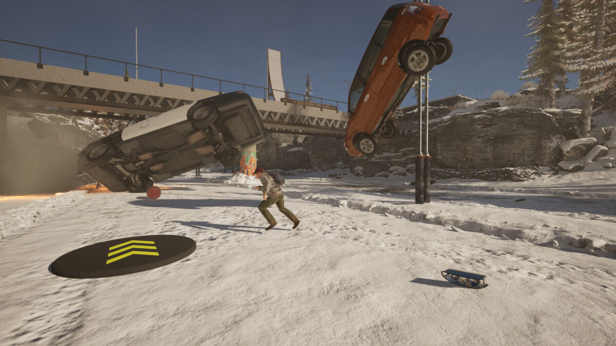 利用坡道讓車輛起飛的玩法