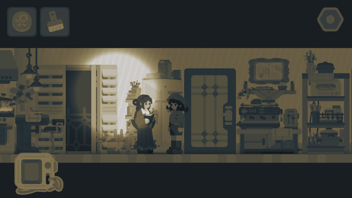 遊戲截圖：精緻的物品互動介面