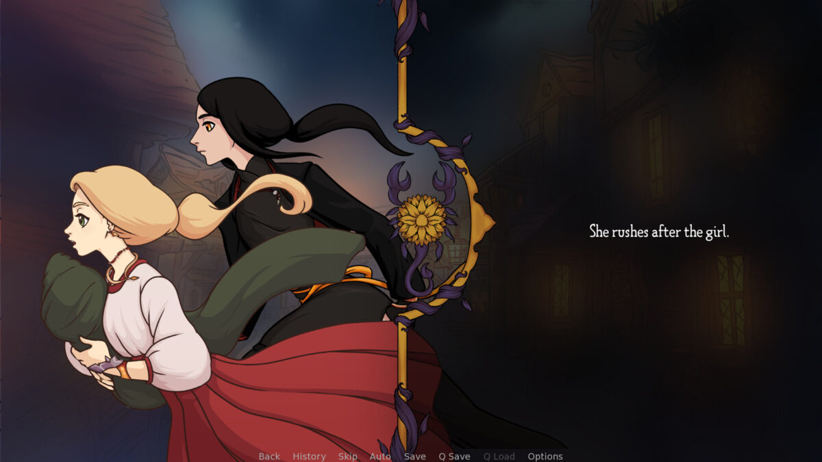 精美的手繪角色對話場景