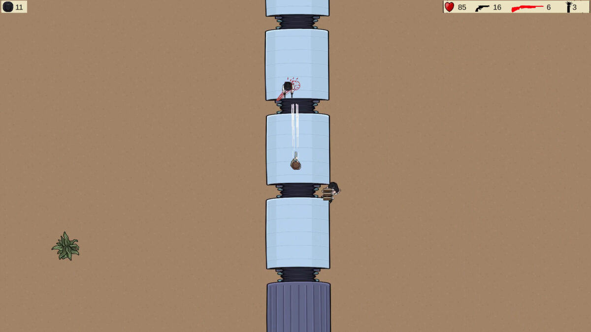 遊戲實機畫面截圖 3：與敵人近距離駁火