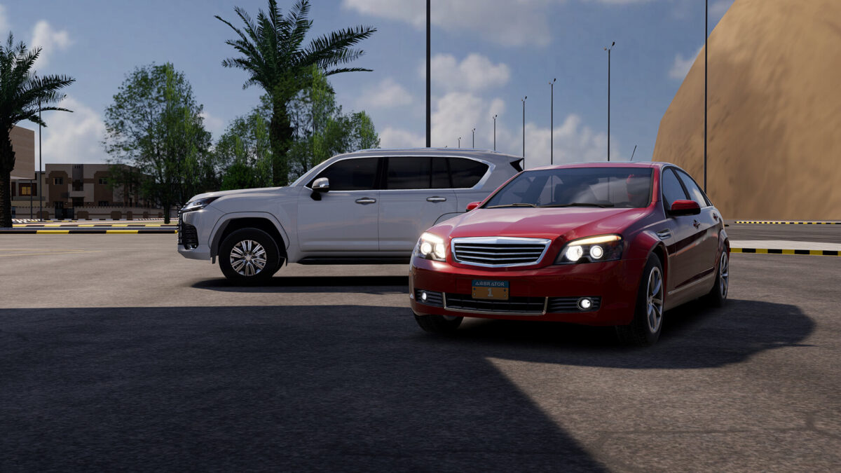 車體細節與環境反光的完美結合