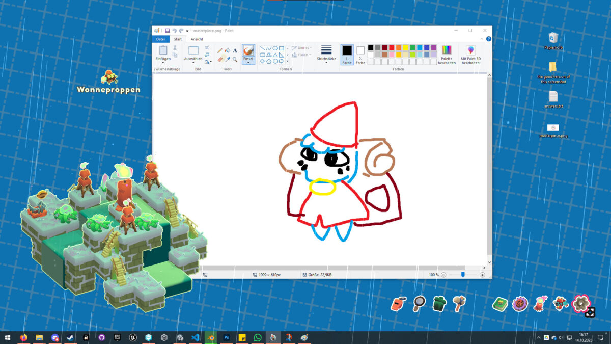 不同風格地塊組成的精緻浮島