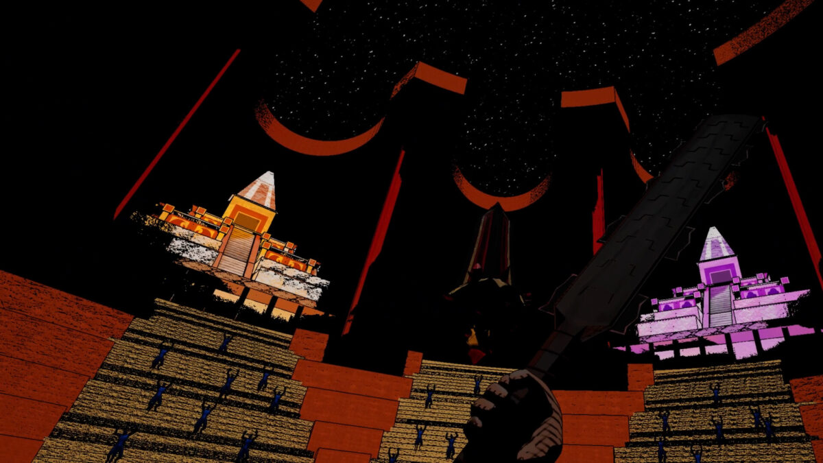 競技場中的激烈交火