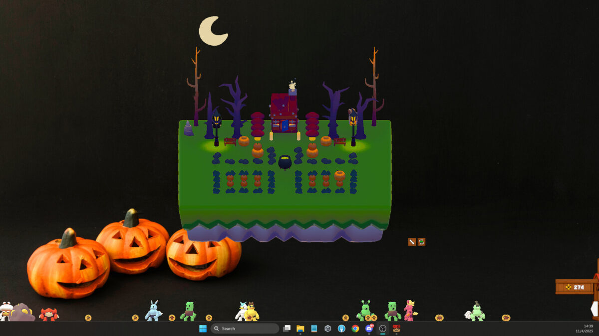 Growmon Island 遊戲截圖 - 怪獸互動