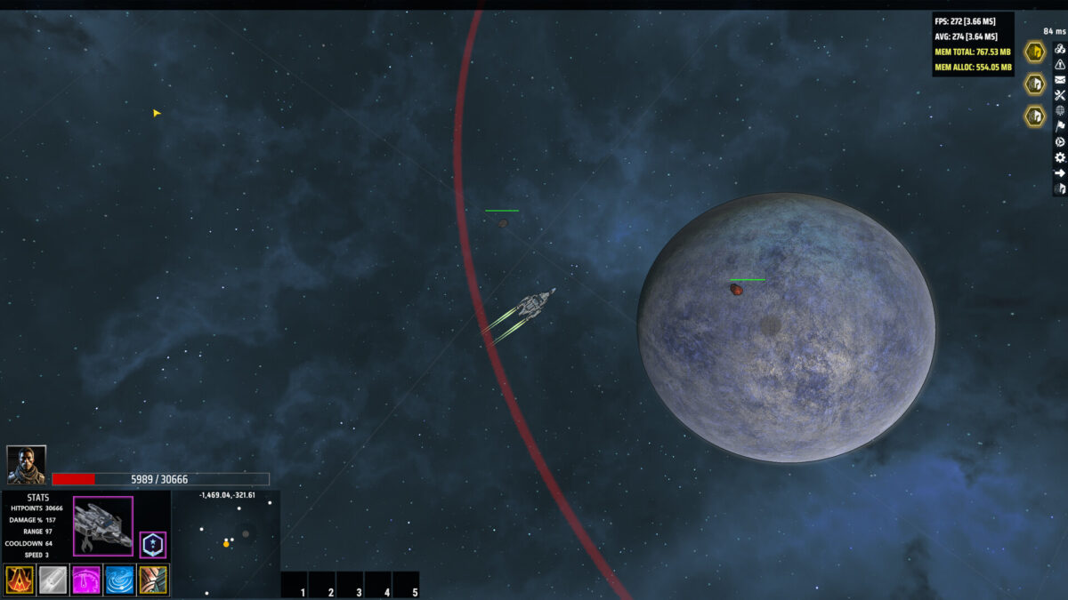 AEXXOS 星艦近距離細節