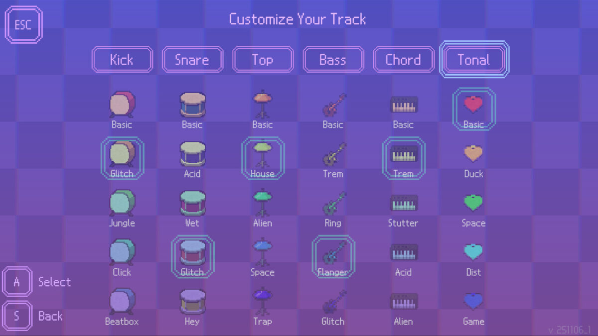 Geenius : Cupid Dough 成員 Mika 操作畫面