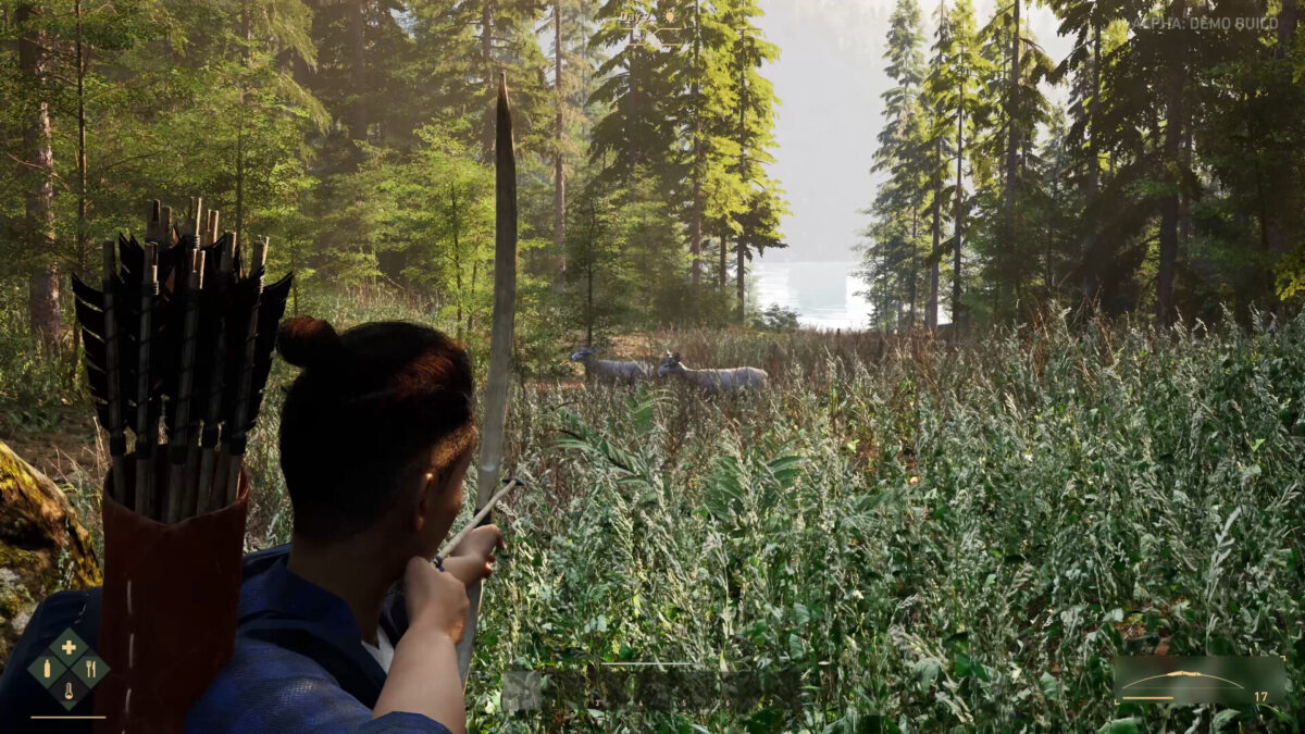 多人合作建立營地的實機畫面