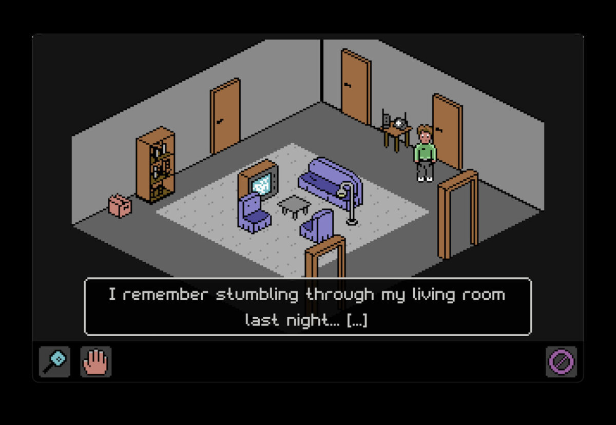 主角與環境互動的畫面