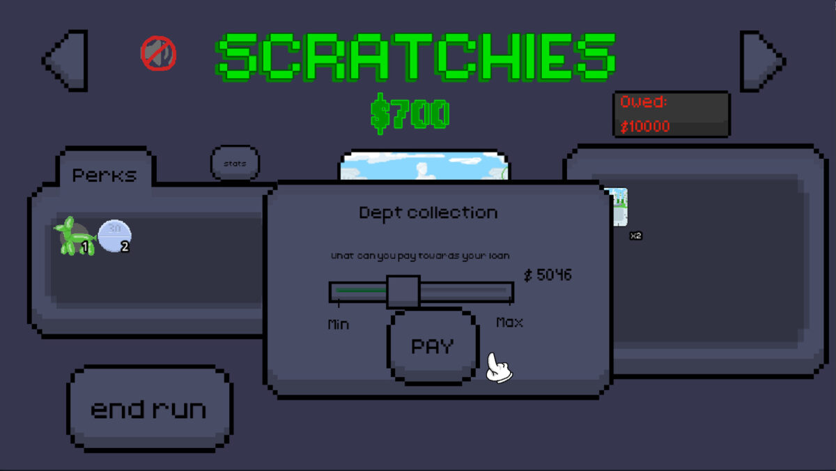Scratchies 中獎時的視覺反饋