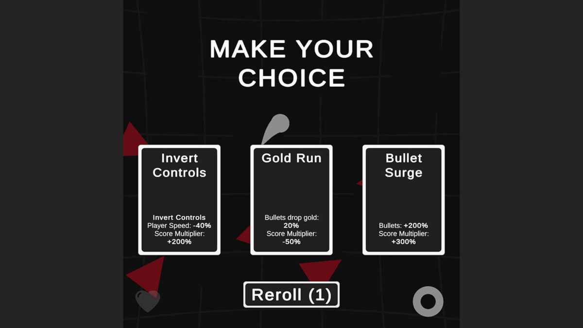 遊戲後期的密集彈幕挑戰