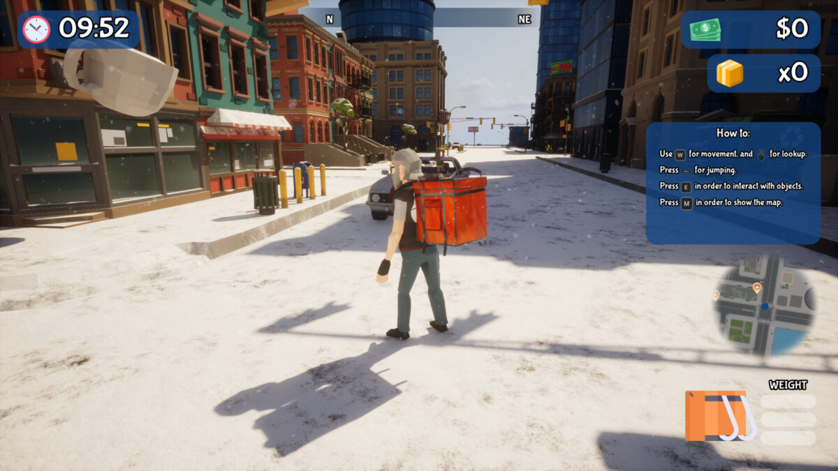 夜晚配送挑戰畫面