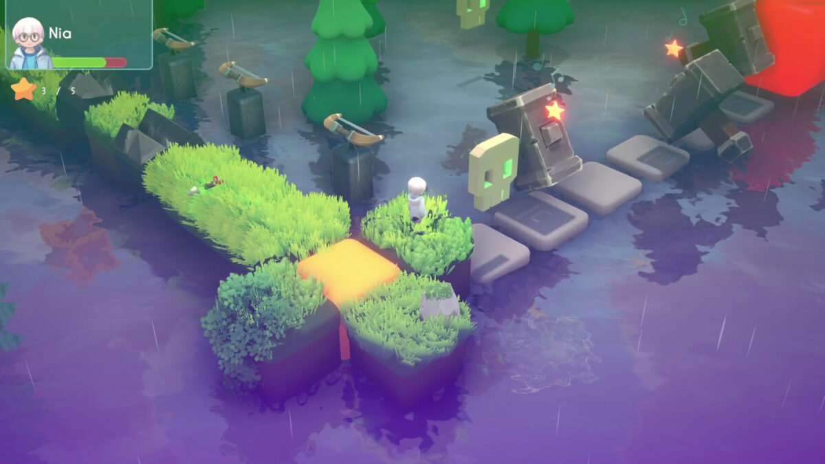 充滿神秘氛圍的幾何場景