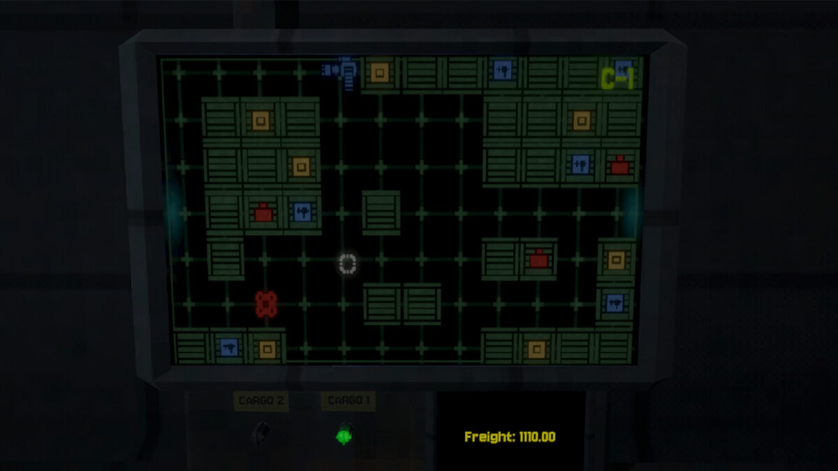 漆黑荒野中的列車行駛畫面
