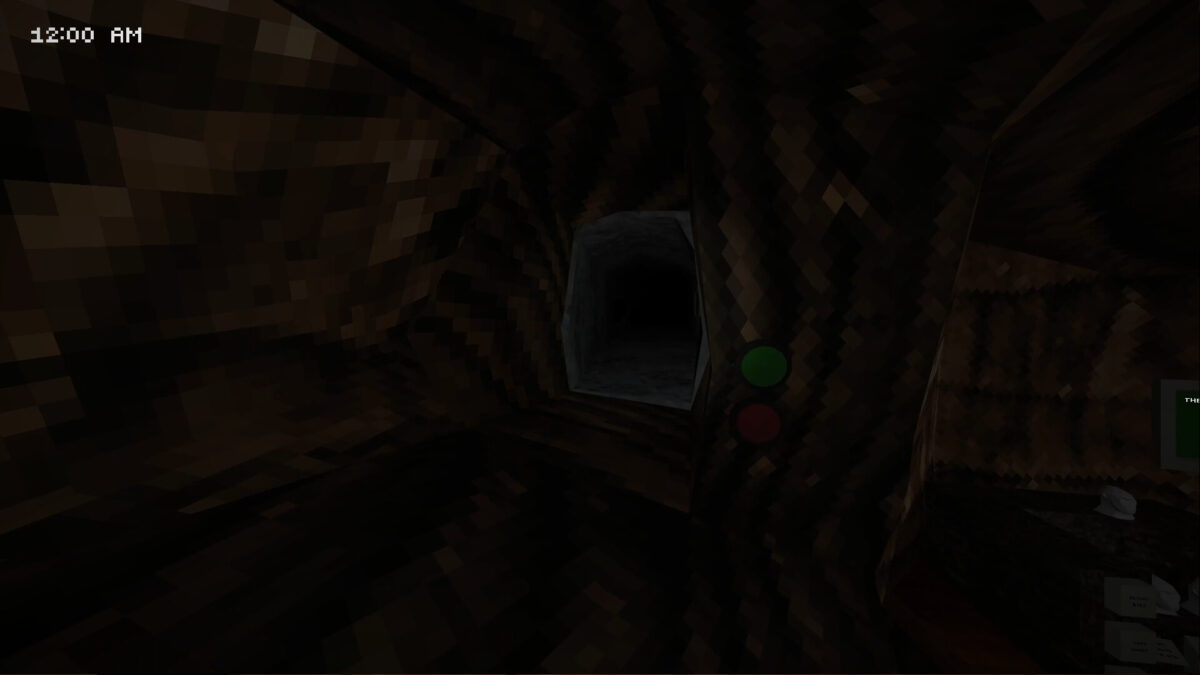 黑暗環境下的遊戲截圖