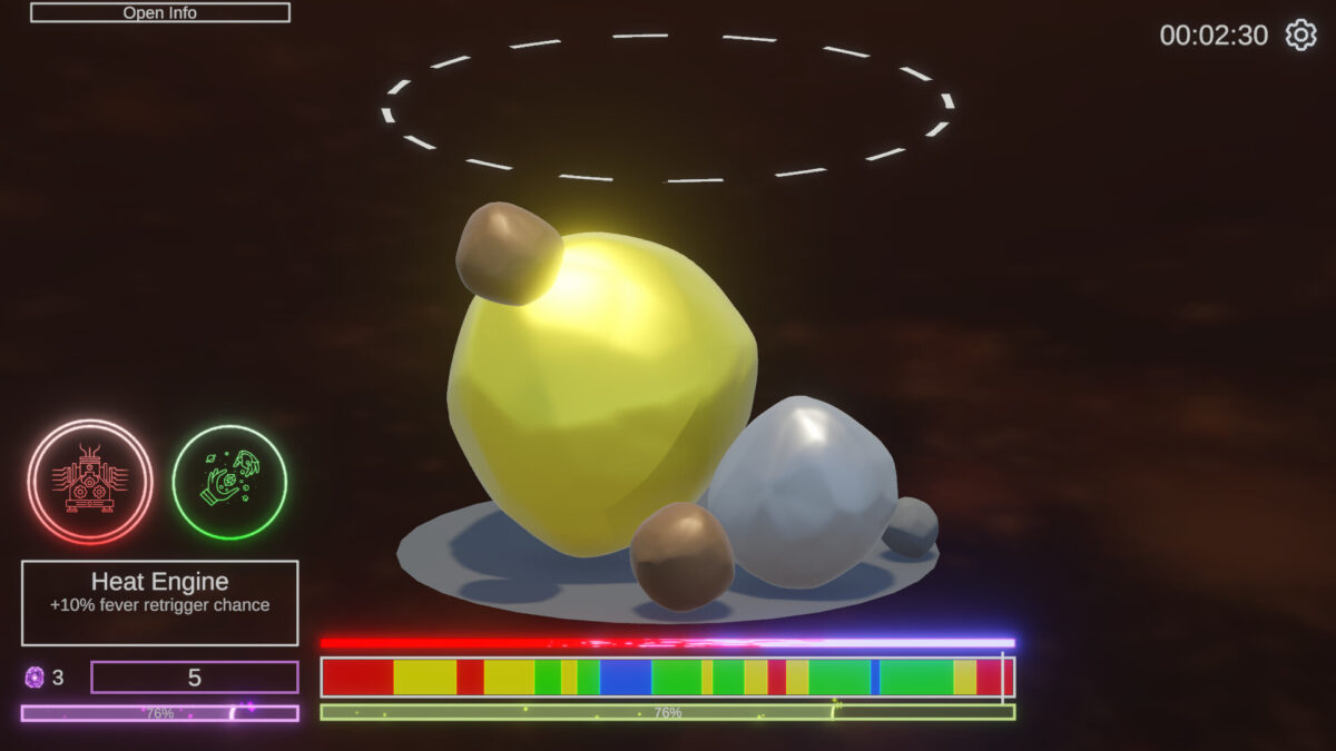 遊戲中的資源合成畫面