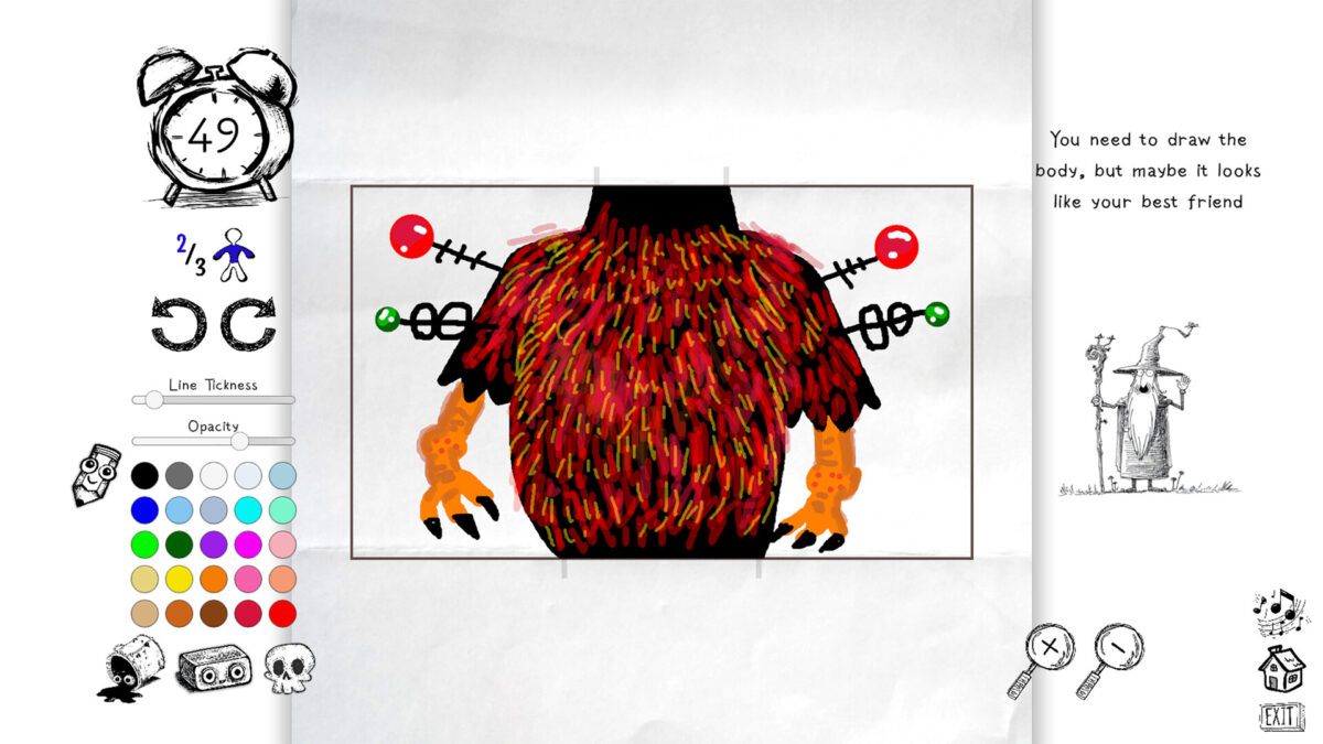 不同的身體部分拼接出獨一無二的怪獸