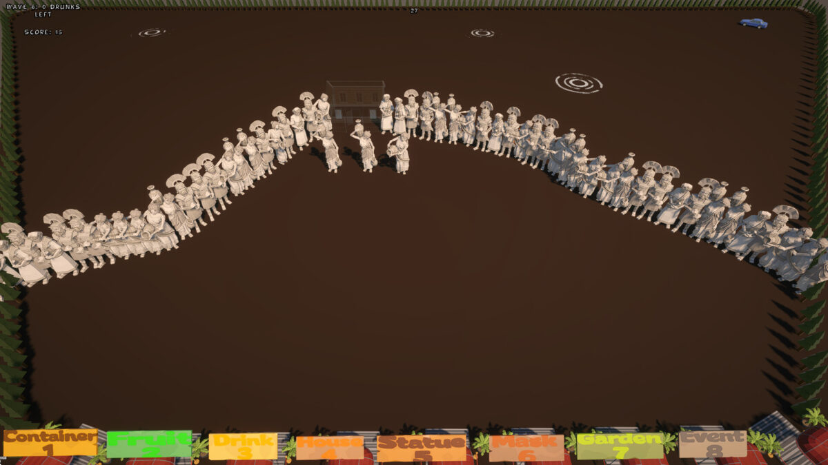 團隊合作包圍醉酒者畫面